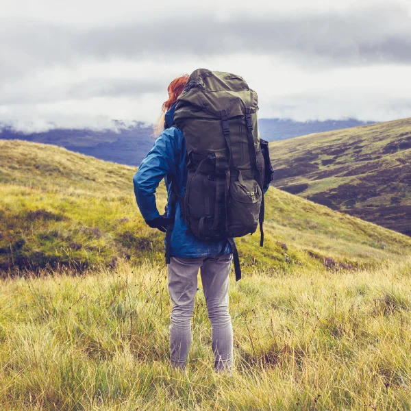 Client case - Outnorth -Man on hike in mountains